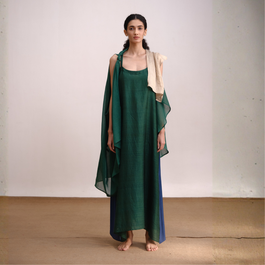 Criss Cross Dress & Knotted Jacket