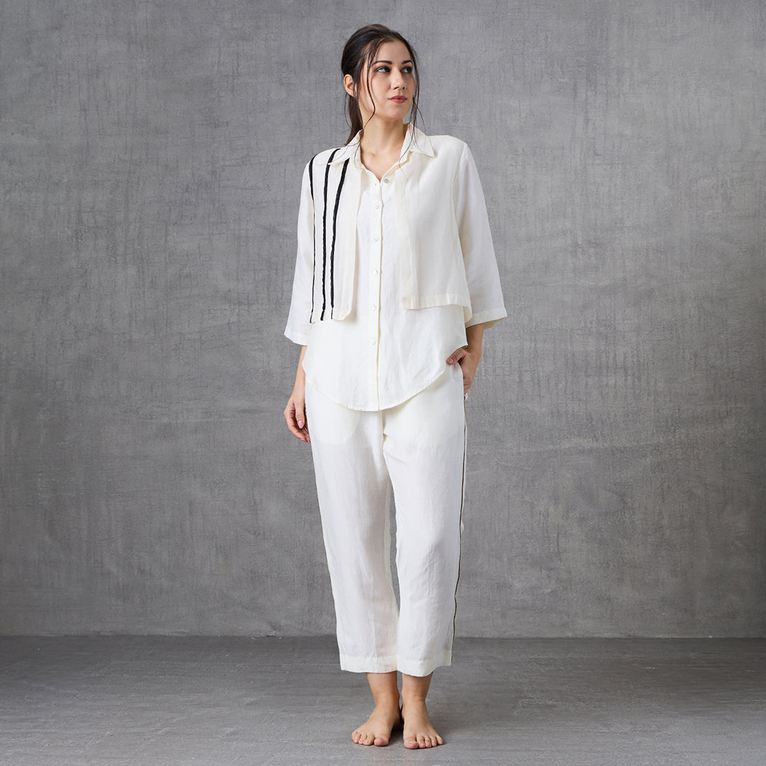 45 Shirt with Single Zip Pant