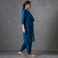 Bones- Chanderi Draped Top
